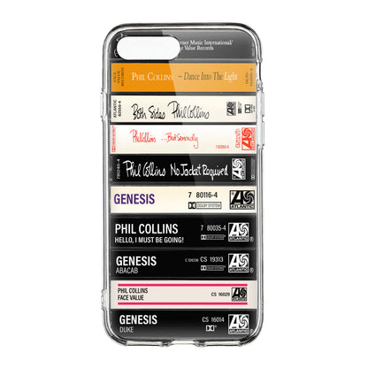 Phil Collins Albums Cassette Collection Retro Phone Case