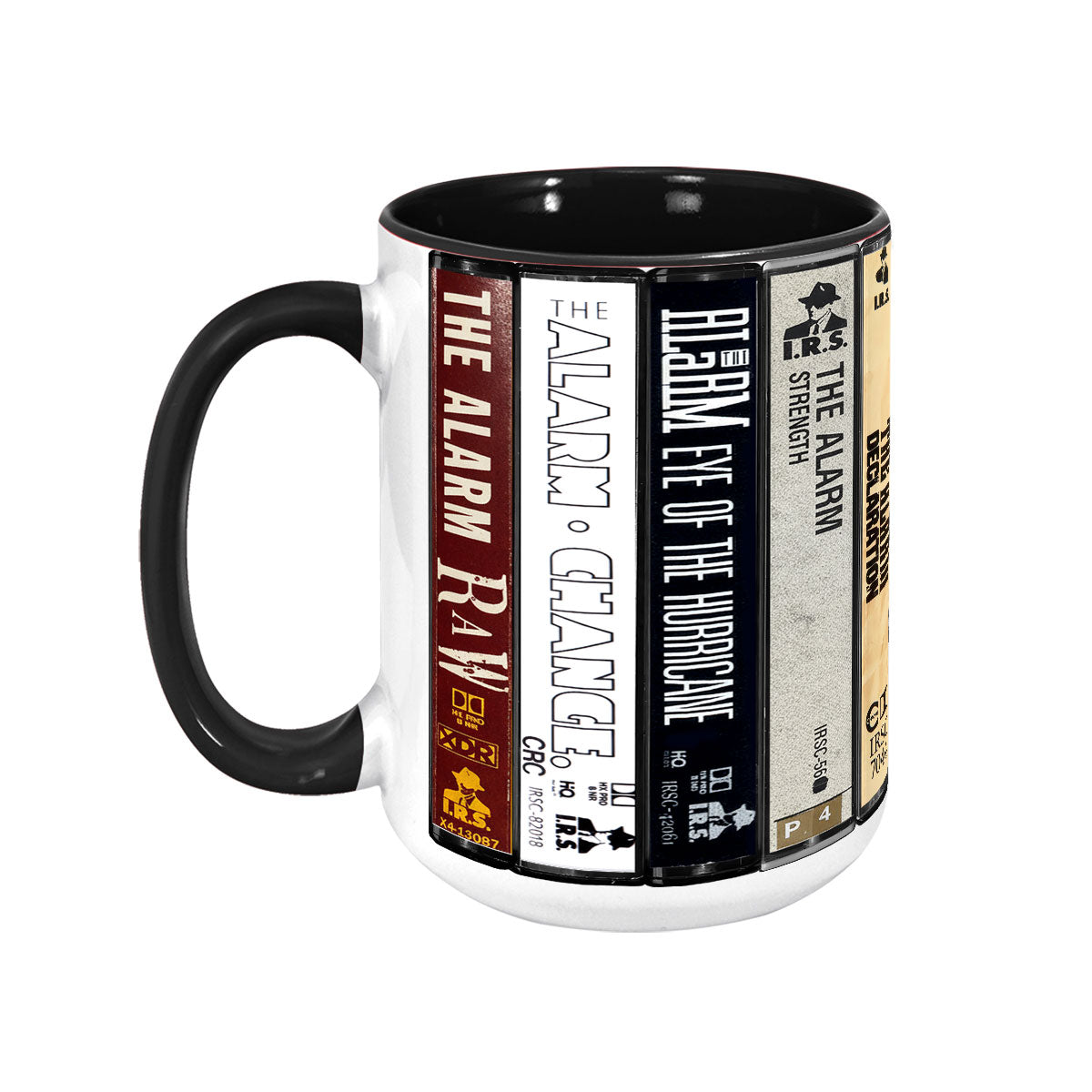 The Alarm Albums Cassette Collection Retro Accent Mug