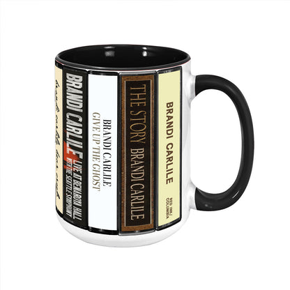 Brandi Carlile Albums Cassette Collection Retro Accent Mug