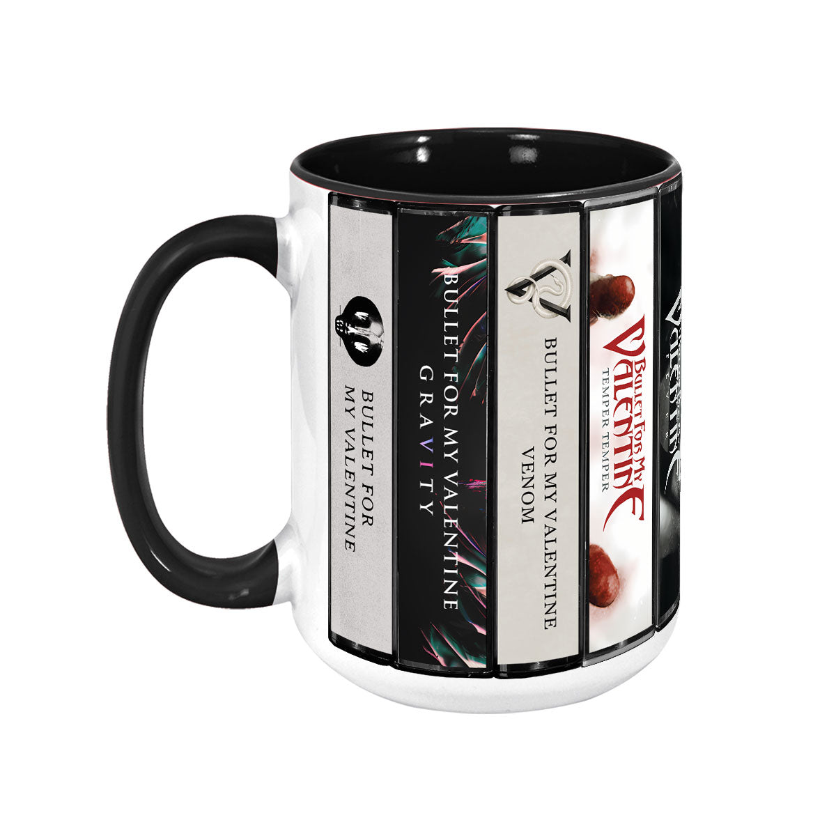 Bullet for My Valentine Albums Cassette Collection Retro Accent Mug
