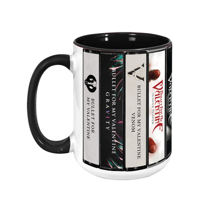 Bullet for My Valentine Albums Cassette Collection Retro Accent Mug