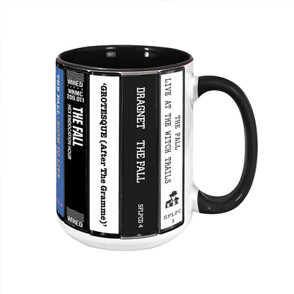 The Fall Albums Cassette Collection Retro Accent Mug