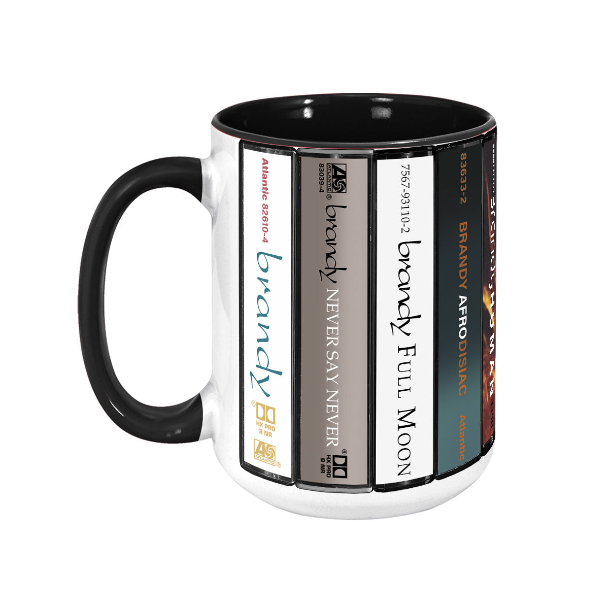 Brandy Norwood Albums Cassette Collection Retro Accent Mug