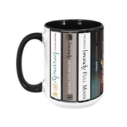 Brandy Norwood Albums Cassette Collection Retro Accent Mug