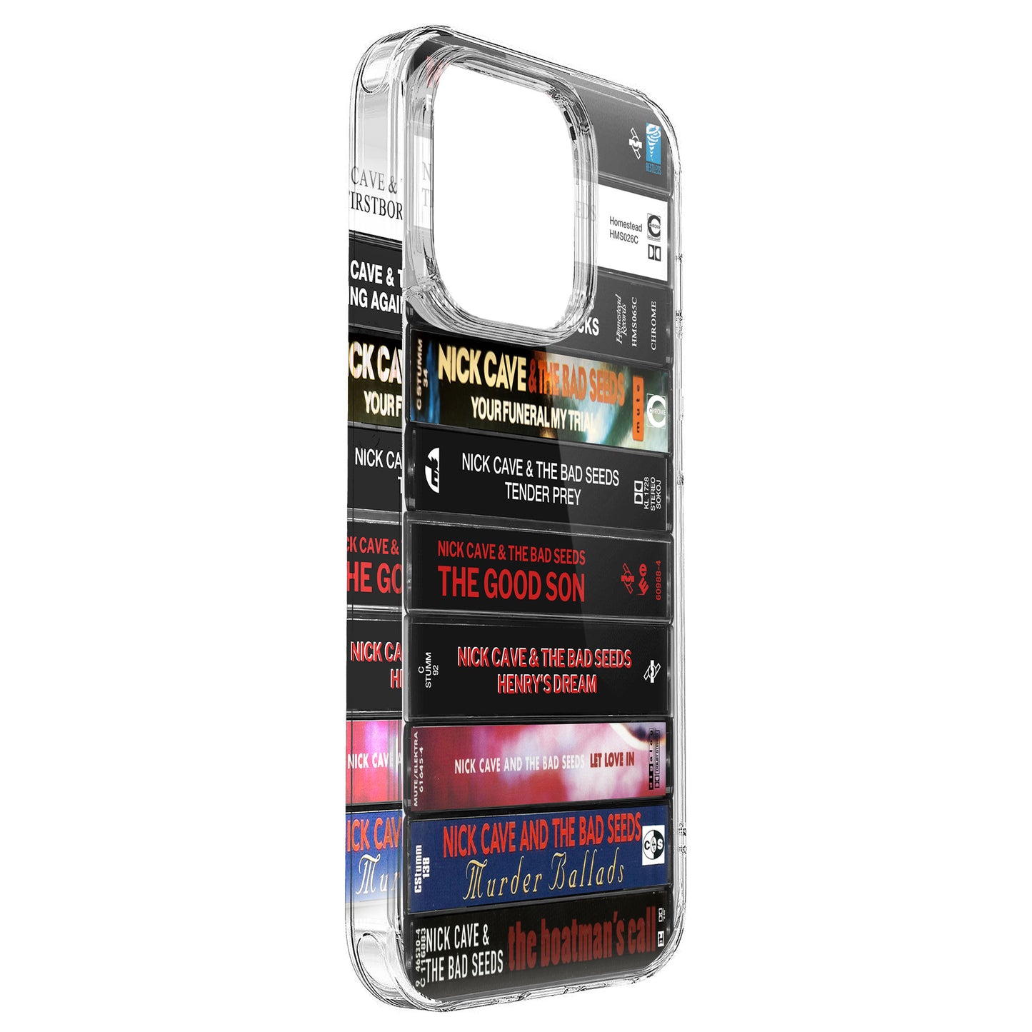 Nick Cave and the Bad Seeds Albums Cassette Collection Retro Phone Case
