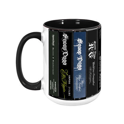 Snoop Dogg Albums Cassette Collection Retro Accent Mug