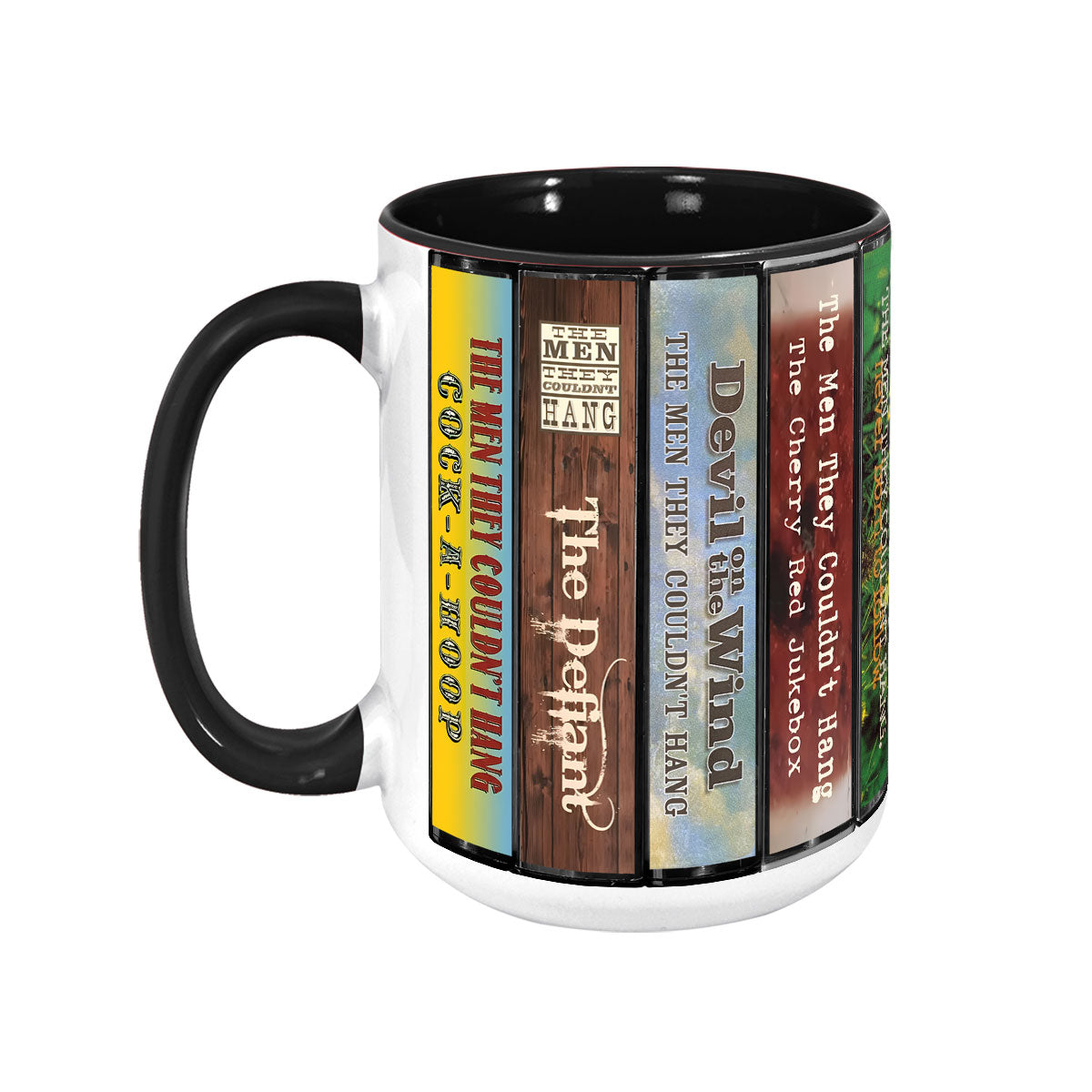 The Men They Couldn't Hang Albums Cassette Collection Retro Accent Mug