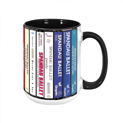 Spandau Ballet Albums Cassette Collection Retro Accent Mug