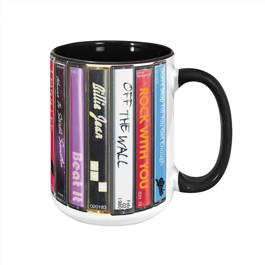 Michael Jackson Music Cassette Retro Collection Accent Mug