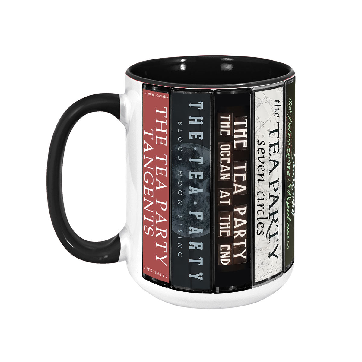 The Tea Party Albums Cassette Collection Retro Accent Mug