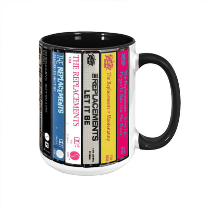 The Replacements Albums Cassette Collection Retro Accent Mug