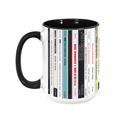Bruce Springsteen CD Albums Collection Accent Mug