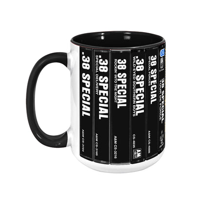 38 Special Albums Cassette Collection Retro Accent Mug