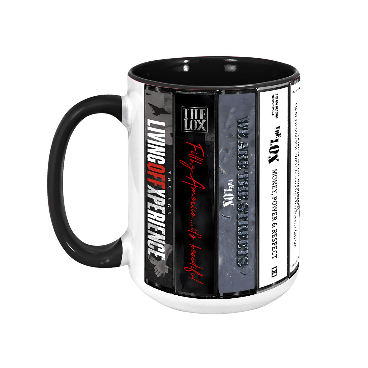 The Lox Albums Cassette Collection Retro Accent Mug