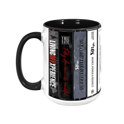 The Lox Albums Cassette Collection Retro Accent Mug