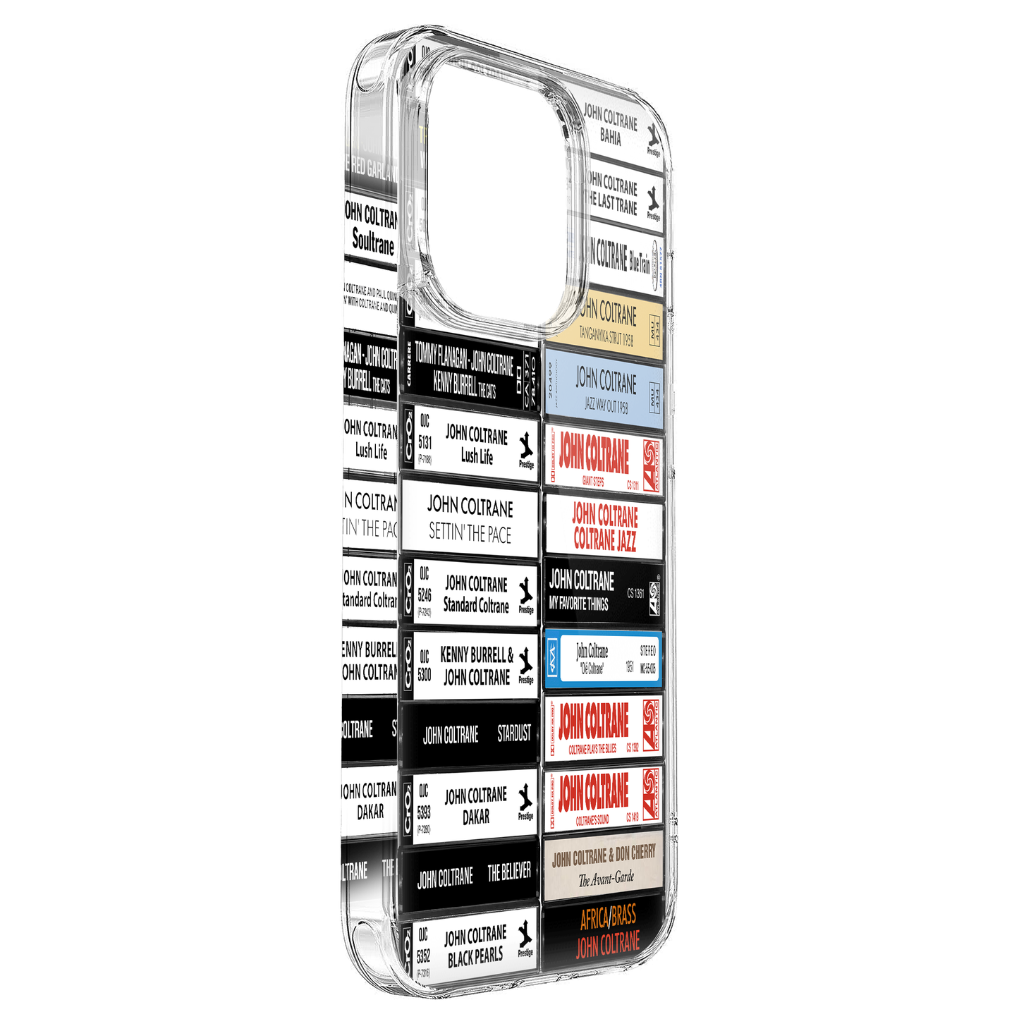 John Coltrane Albums Cassette Collection Retro Phone Case