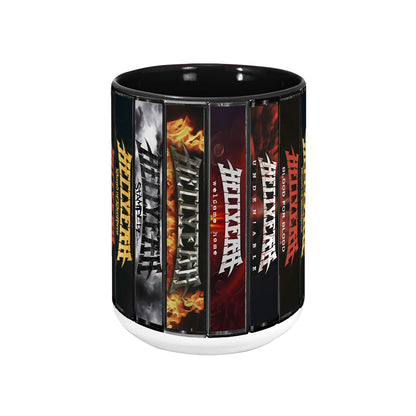Hellyeah Albums Cassette Collection Retro Accent Mug