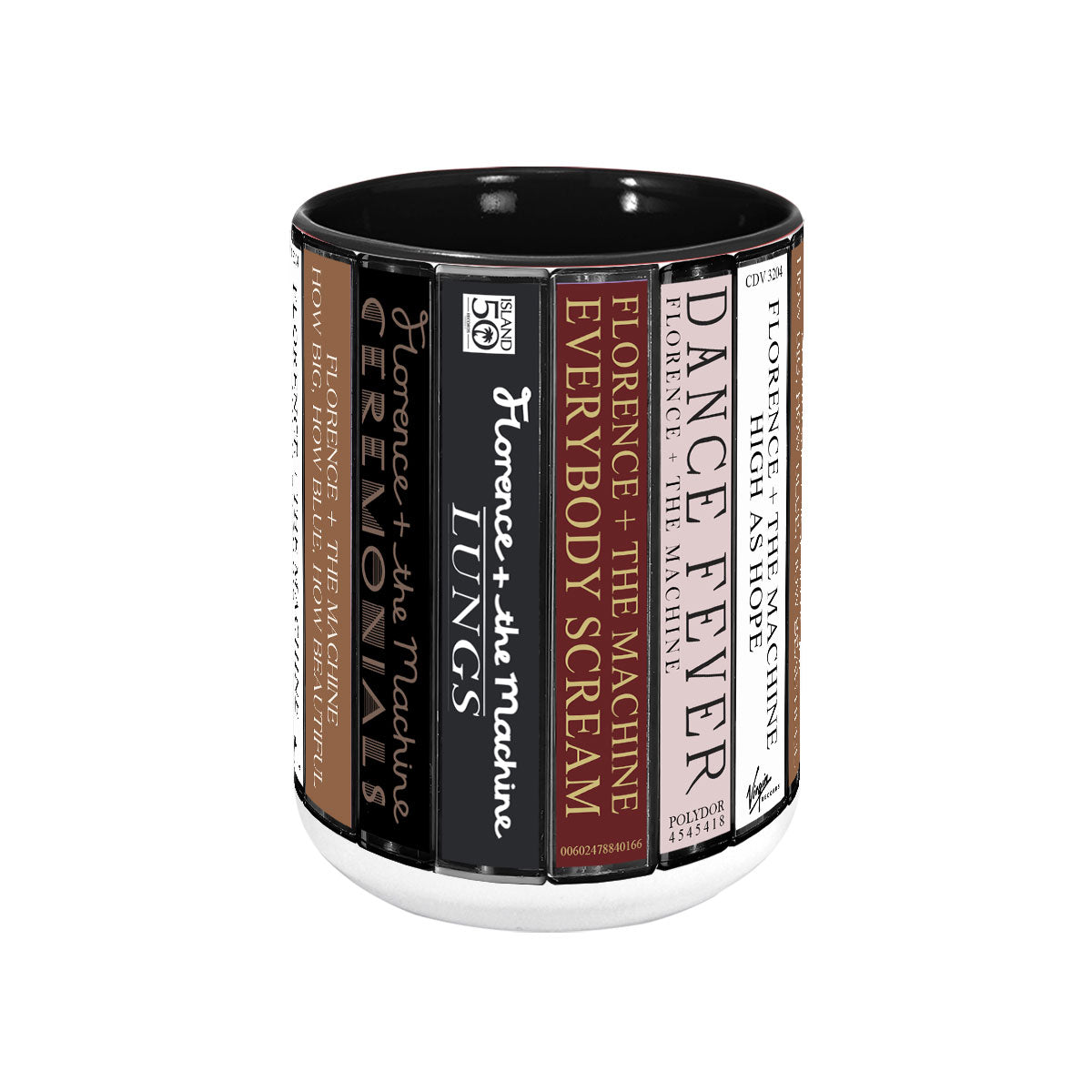Florence and the Machine Albums Cassette Collection Retro Accent Mug