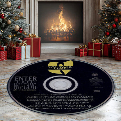 Custom Album Music CD Round Rug