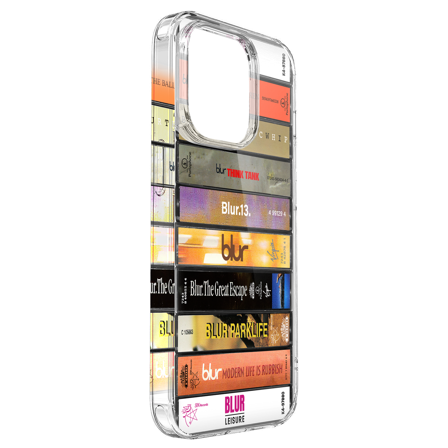 Blur Albums Cassette Collection Retro Phone Case