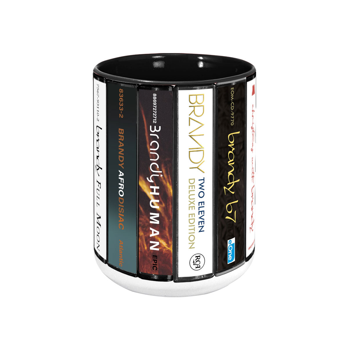 Brandy Norwood Albums Cassette Collection Retro Accent Mug