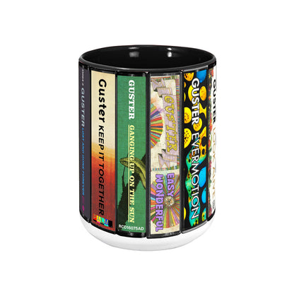 Guster Albums Cassette Collection Retro Accent Mug