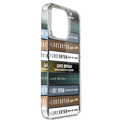 Luke Bryan Albums Cassette Collection Retro Phone Case