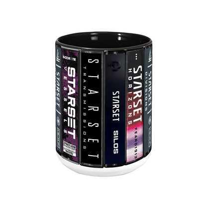 Starset Albums Cassette Collection Retro Accent Mug