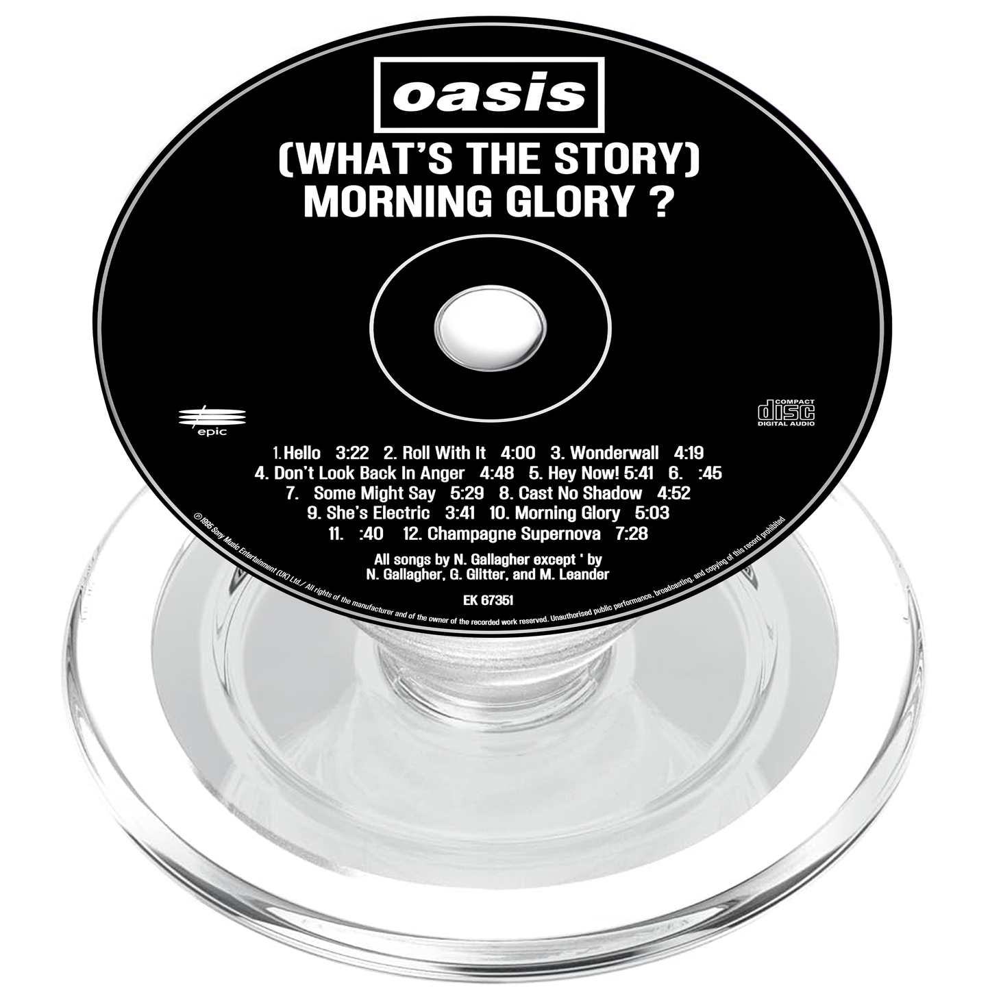 (What's The Story) Morning Glory? CD Magnetic Phone Grip - Oasis