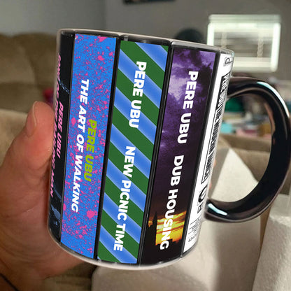 Pere Ubu Albums Cassette Collection Retro Accent Mug
