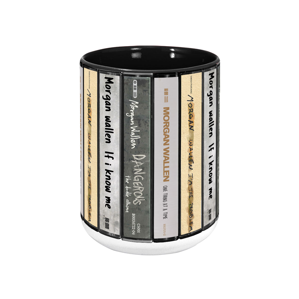 Morgan Wallen Albums Cassette Collection Retro Accent Mug