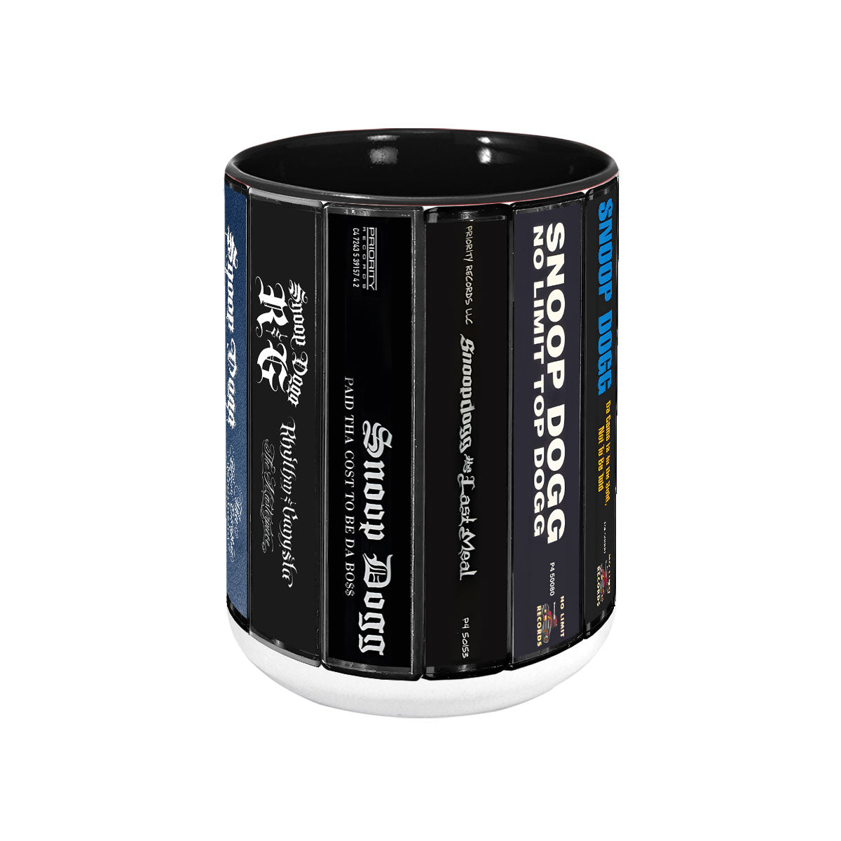 Snoop Dogg Albums Cassette Collection Retro Accent Mug