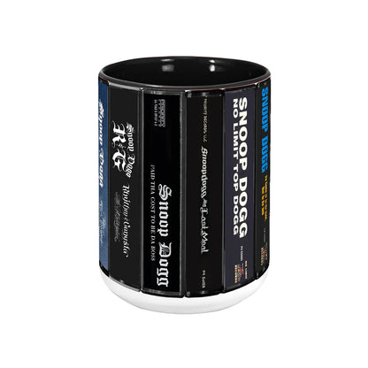 Snoop Dogg Albums Cassette Collection Retro Accent Mug