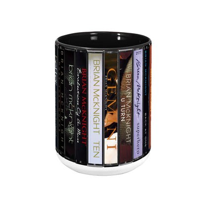 Brian McKnight Albums Cassette Collection Retro Accent Mug