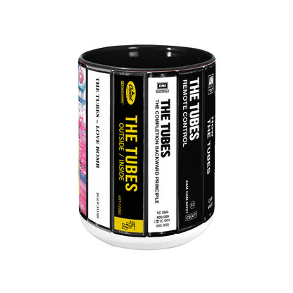 The Tubes Albums Cassette Collection Retro Accent Mug