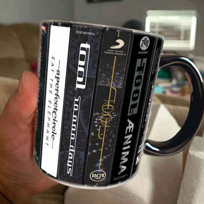 Maynard James Keenan's Legacy Cassette Collection Retro Accent Mug