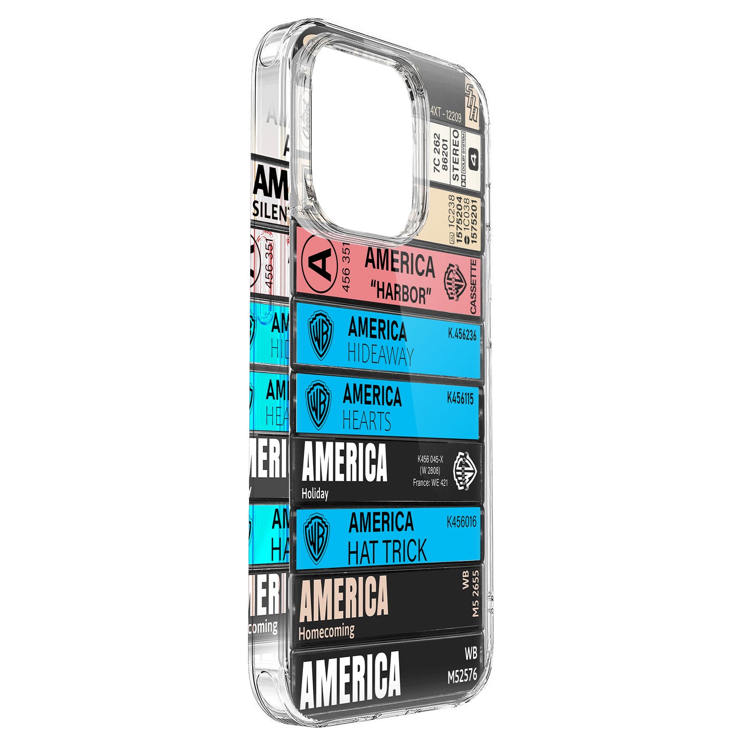 America Albums Cassette Collection Retro Phone Case