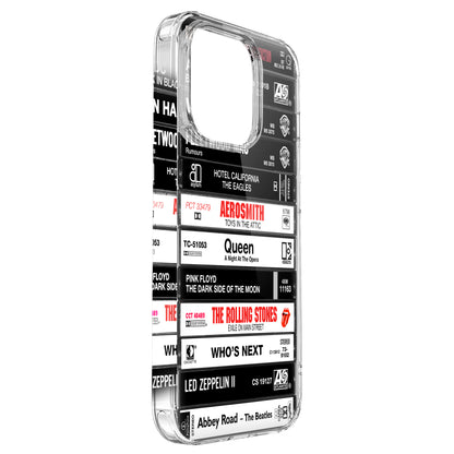 Classic Rock Band Albums Cassette Collection Retro Phone Case