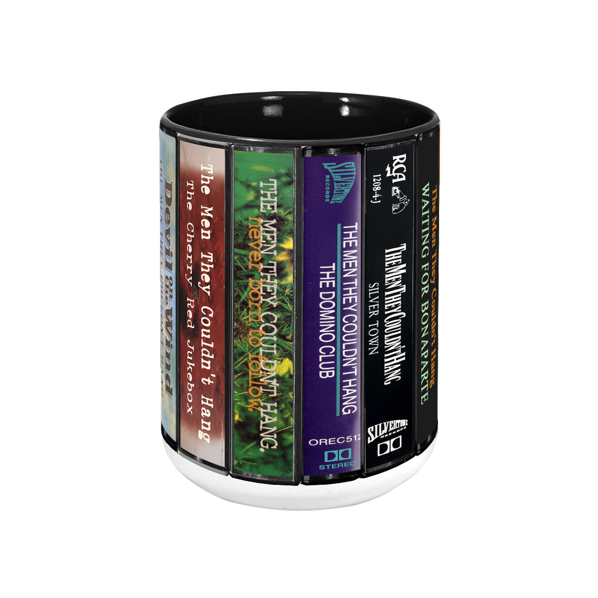 The Men They Couldn't Hang Albums Cassette Collection Retro Accent Mug