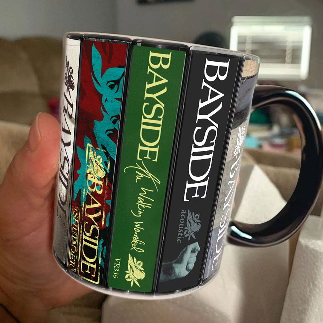 Bayside Albums Cassette Collection Retro Accent Mug