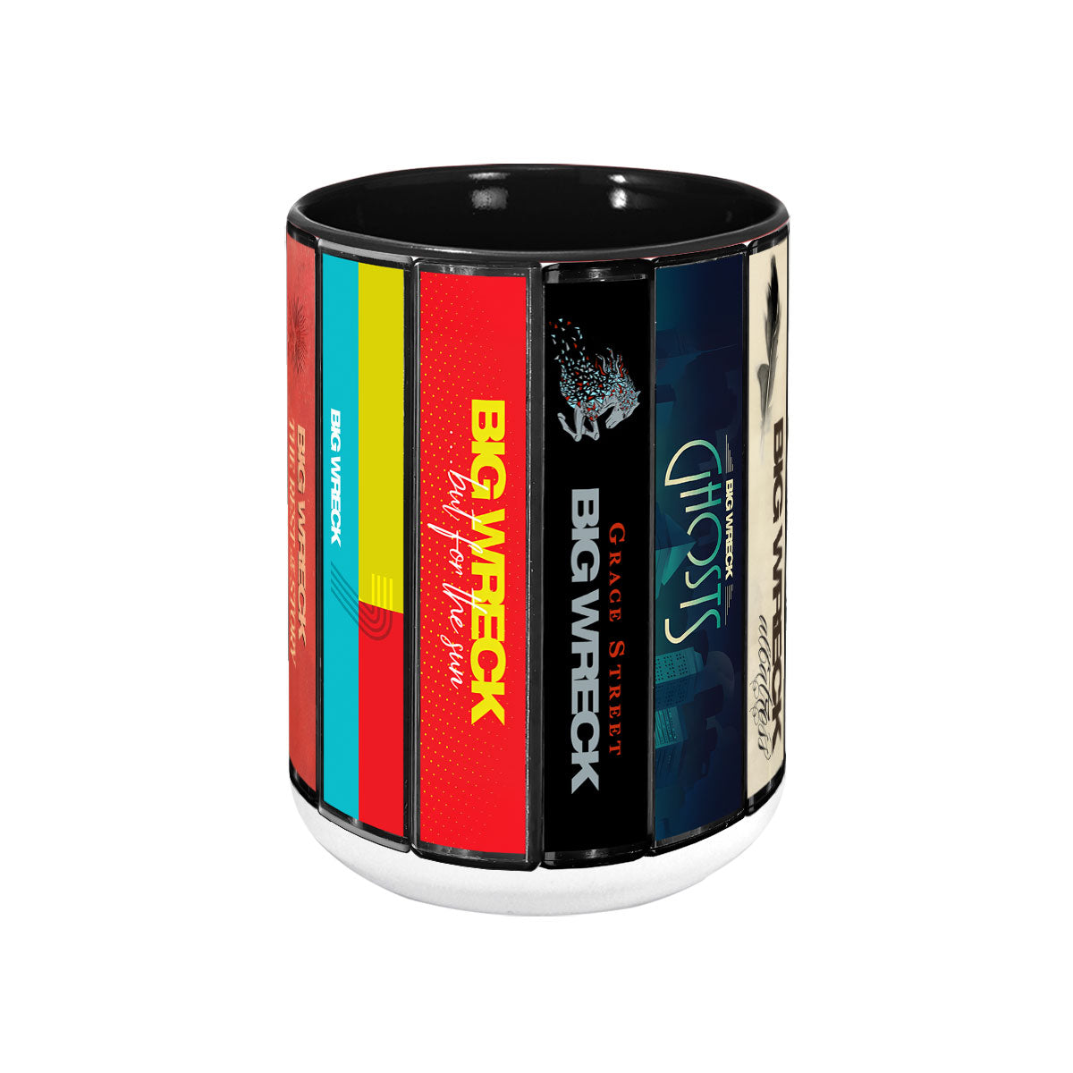 Big Wreck Albums Cassette Collection Retro Accent Mug