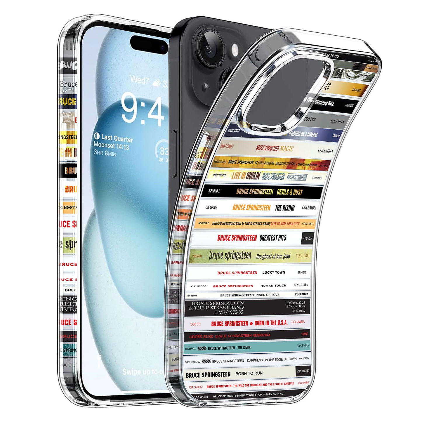 Bruce Springsteen Albums CD Collection Retro Phone Case