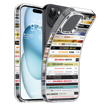 Bruce Springsteen Albums CD Collection Retro Phone Case