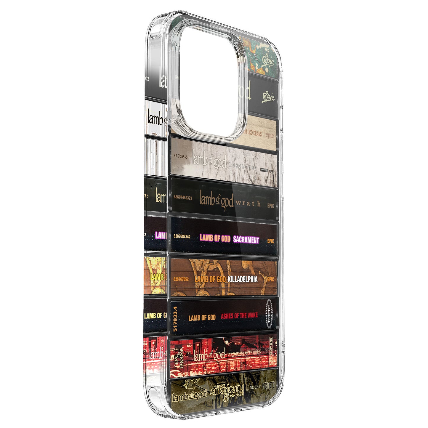 Lamb of God Albums Cassette Collection Retro Phone Case