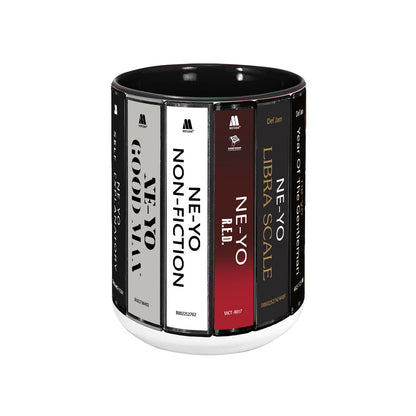 Ne-Yo Albums Cassette Collection Retro Accent Mug