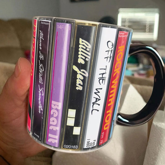 Michael Jackson Music Cassette Retro Collection Accent Mug