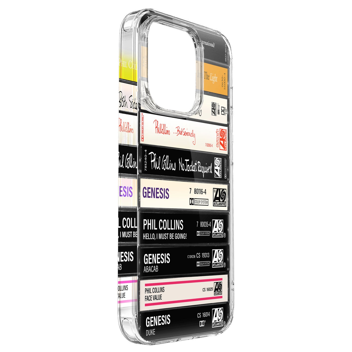 Phil Collins Albums Cassette Collection Retro Phone Case