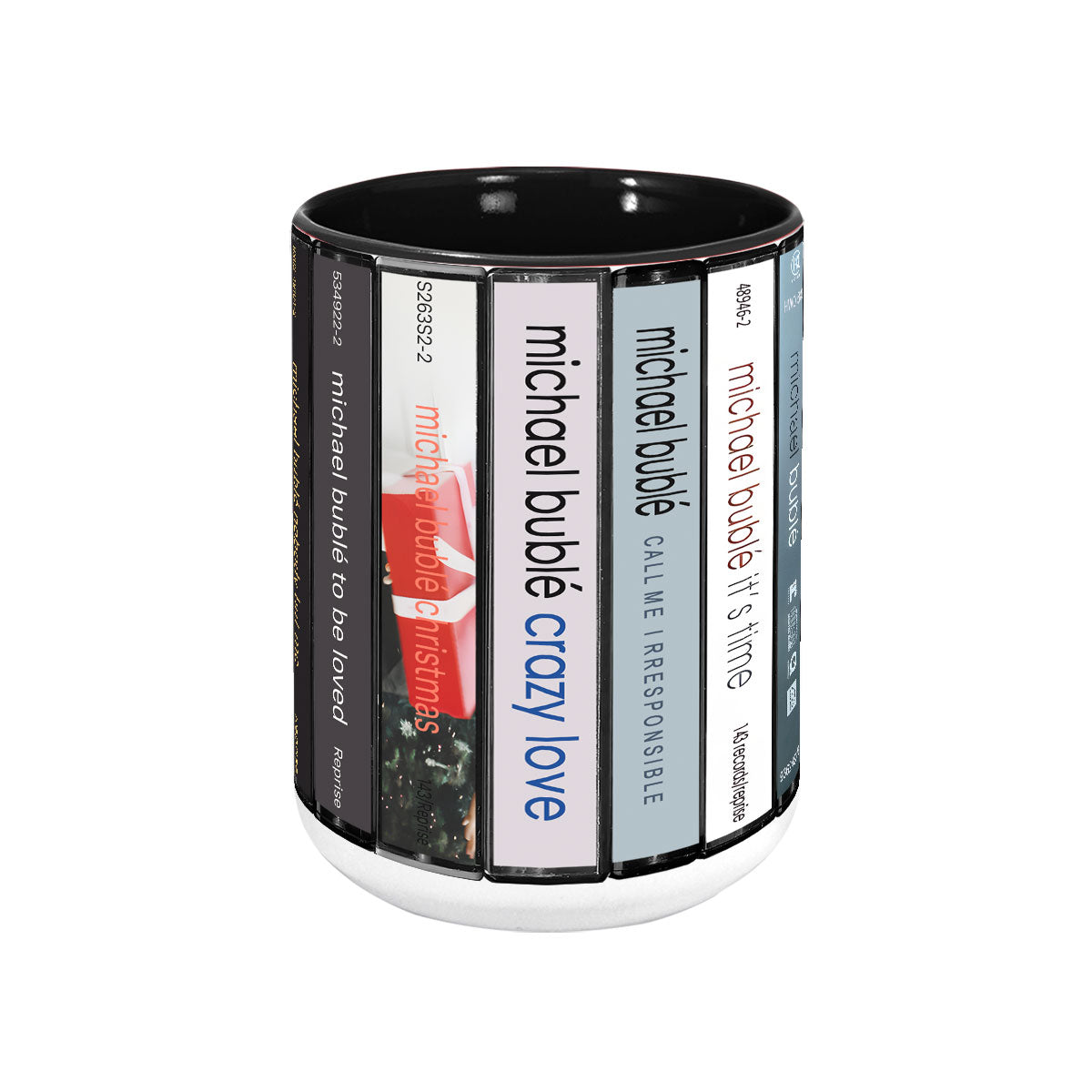 Michael Bublé Albums Cassette Collection Retro Accent Mug