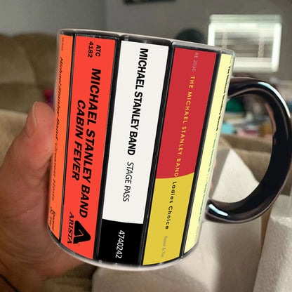 Michael Stanley Band Albums Cassette Collection Retro Accent Mug
