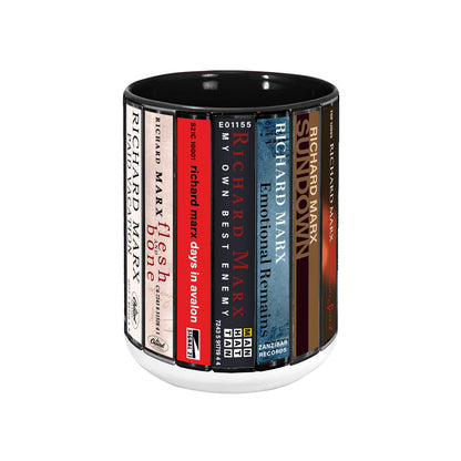Richard Marx Albums Cassette Collection Retro Accent Mug